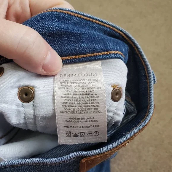 Denim Forum High Rise Jeans - Blue - Picture 12 of 16